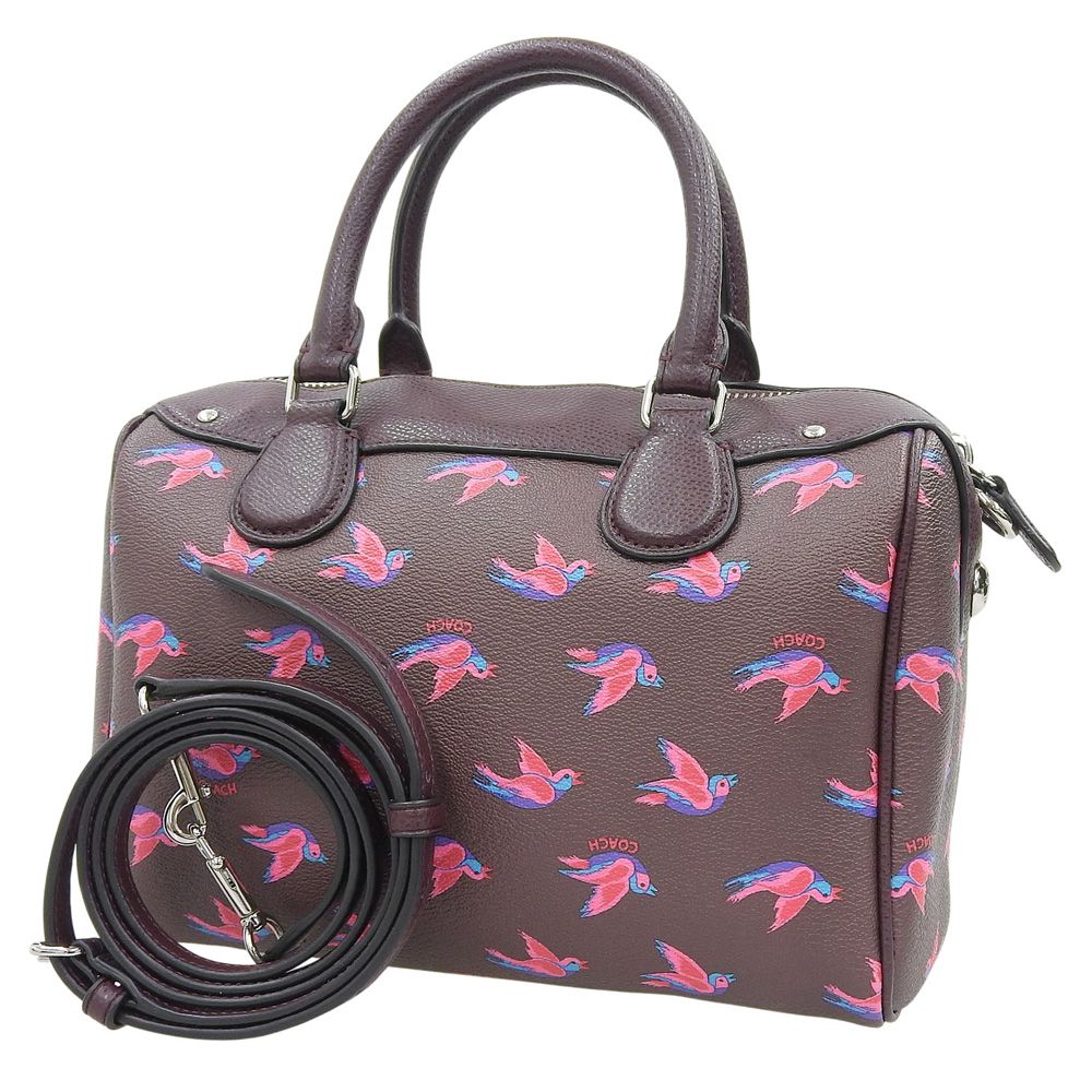 本物保証】 超美品 コーチ COACH 2WAY ミニボストンバッグ F57274