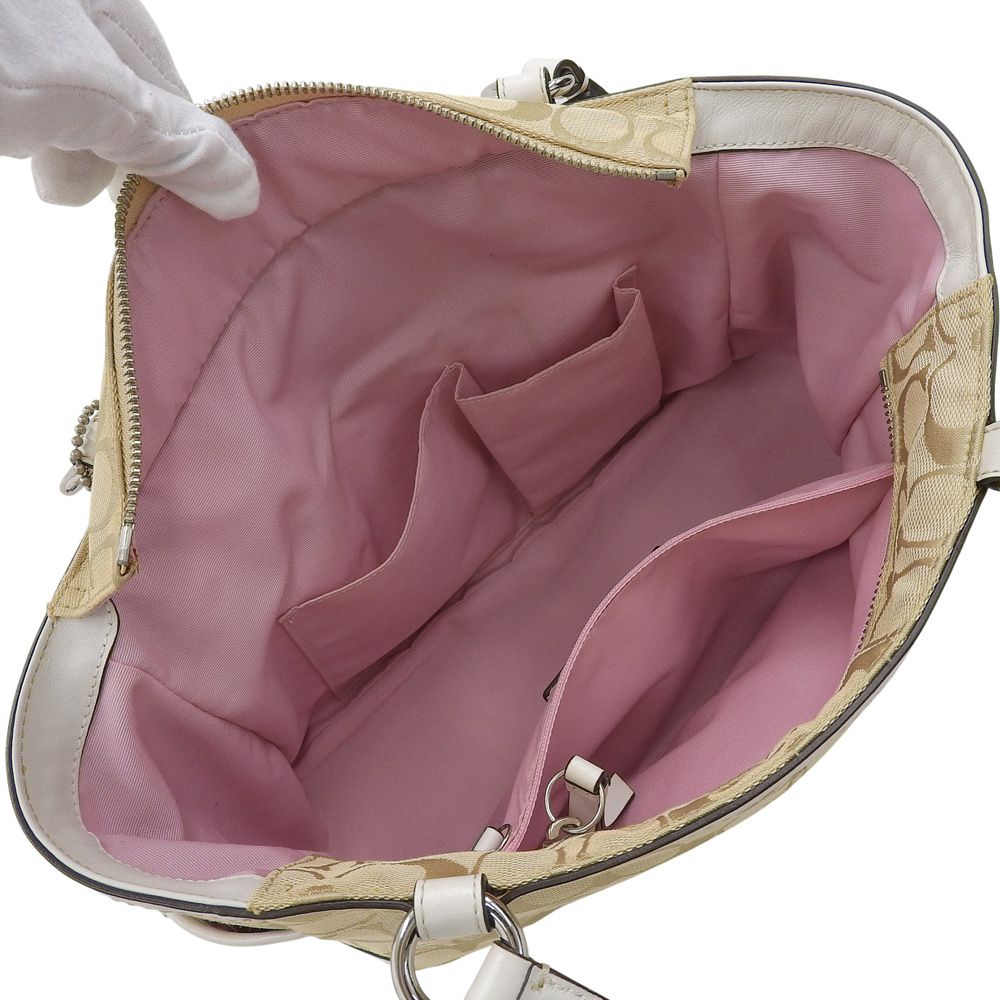 本物保証】 コーチ COACH シグネチャー ハンドバッグ F14281 トート  