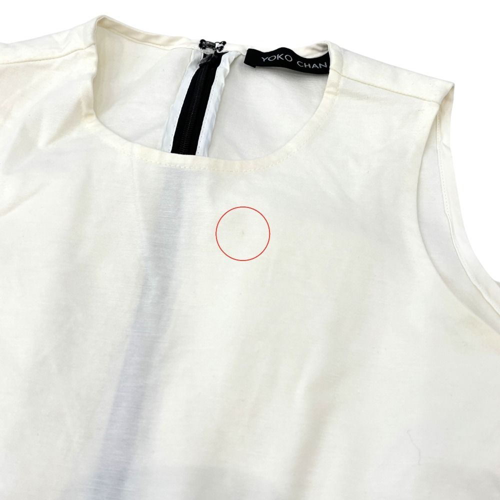 良品 YOKO CHAN ヨーコチャン ノースリーブ フレアブラウス 38