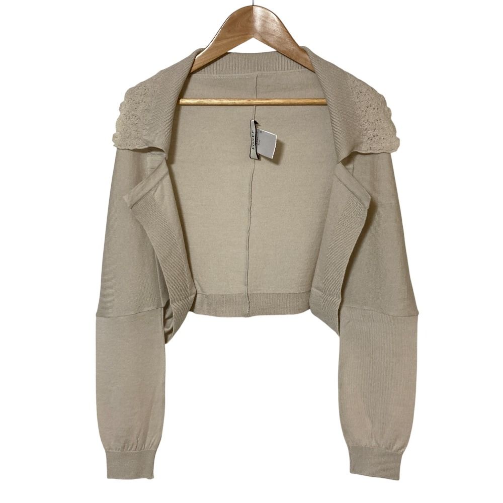 美品 FOXEY フォクシー ウール カシミヤ ニットカーディガン 34282  
