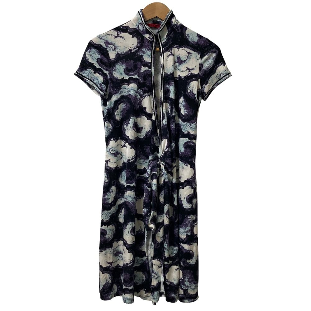 美品 VIVIENNE TAM ヴィヴィアンタム 半袖 ロング ラップワンピース