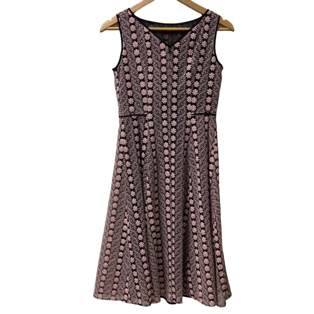 未使用 ANAYI アナイ フラワー エンブロイダリー ノースリーブ ロング  