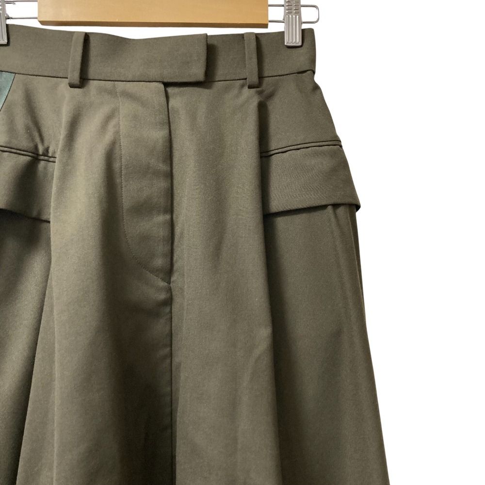 美品 sacai サカイ Suiting Asymmetry Skirt スーチング