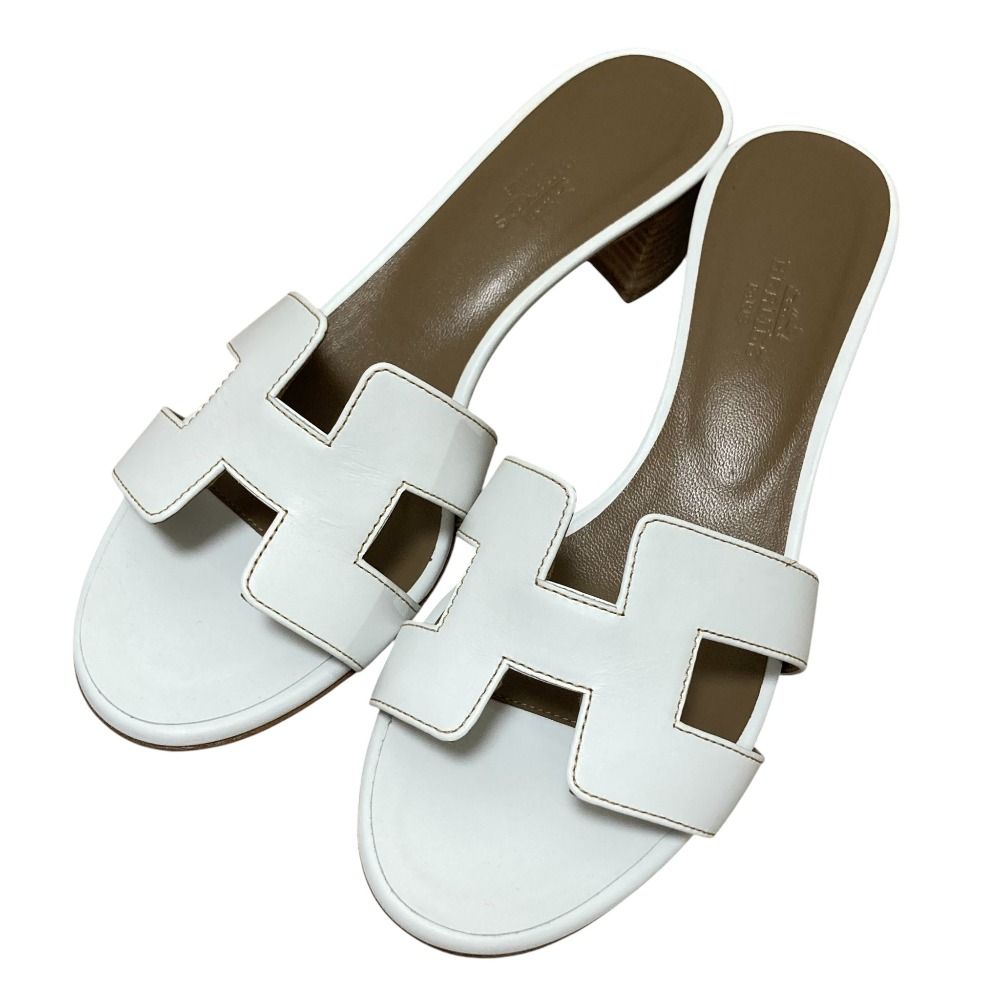 新品同様 HERMES エルメス オアジス ミュール サンダル サイズ37 1/2