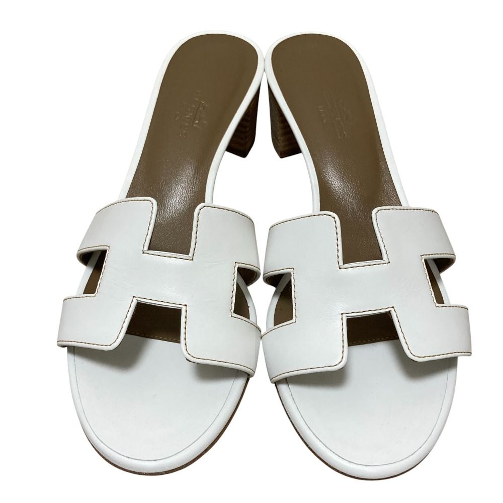 新品同様 HERMES エルメス オアジス ミュール サンダル サイズ37 1/2