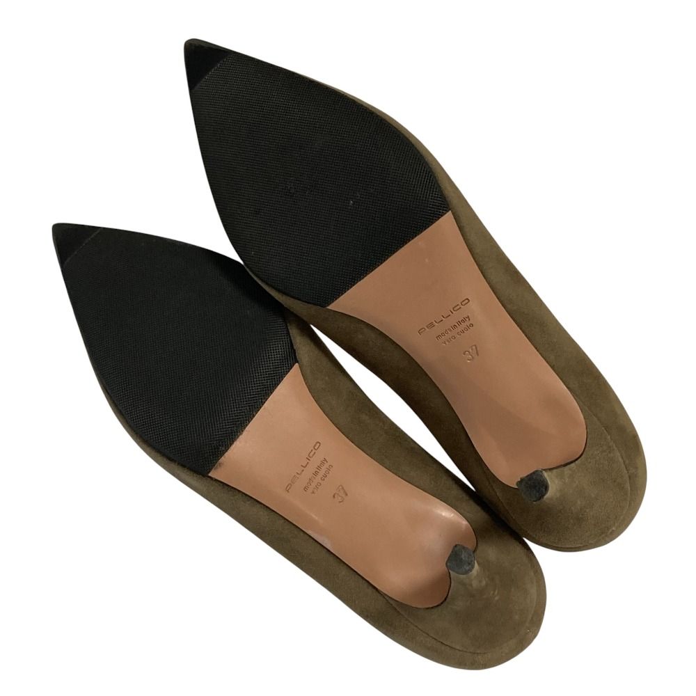 新品同様 PELLICO ペリーコ ポインテッドトゥ スウェードパンプス