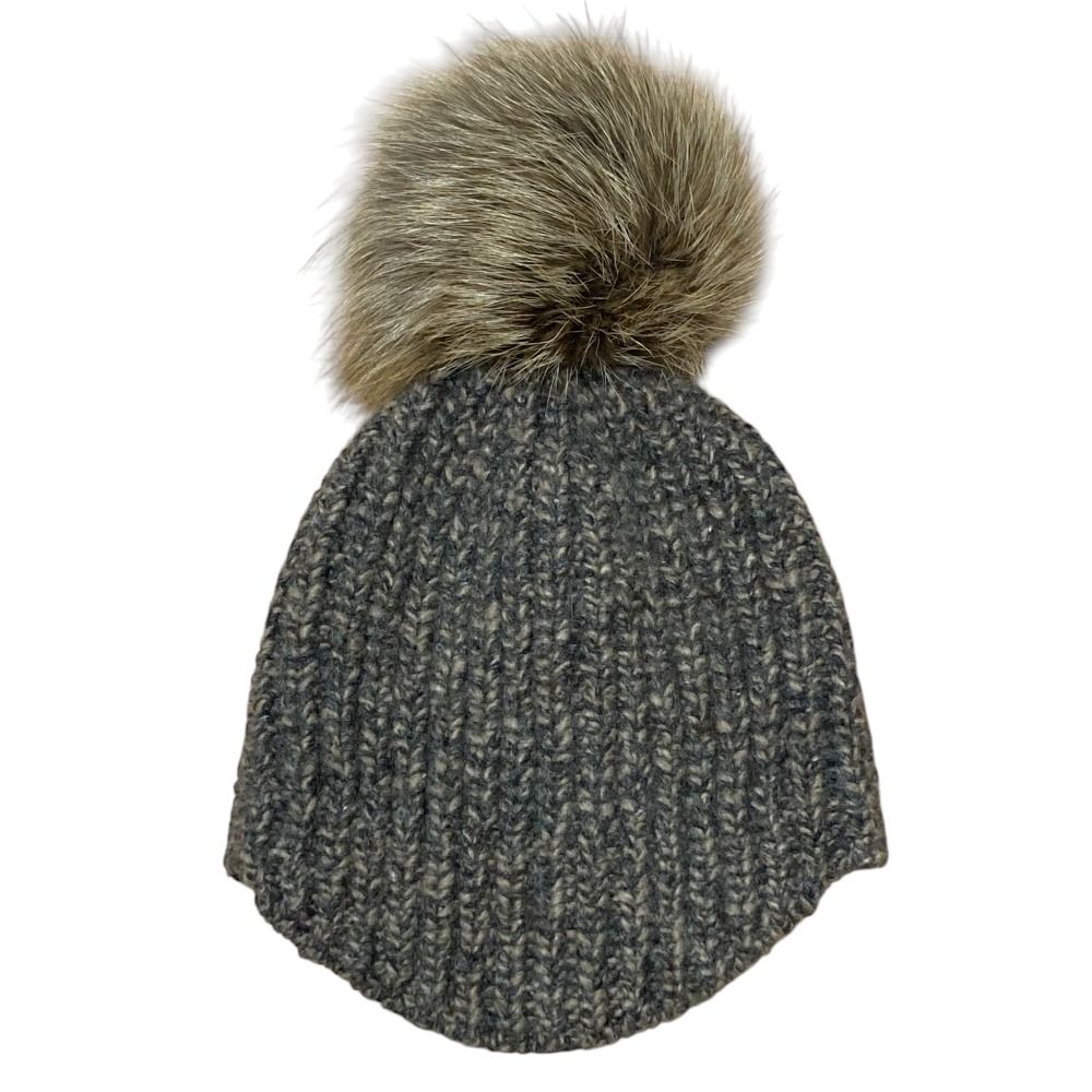 未使用 BRUNELLO CUCINELLI ブルネロクチネリ フォックスファー付き