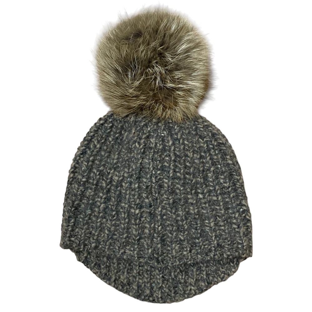 未使用 BRUNELLO CUCINELLI ブルネロクチネリ フォックスファー付き