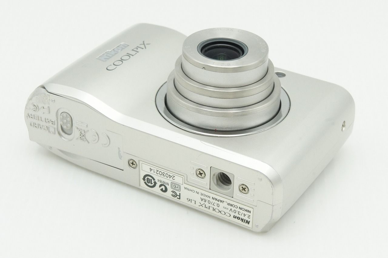 Nikon ニコン COOLPIX L16 コンパクトデジタルカメラ シルバー