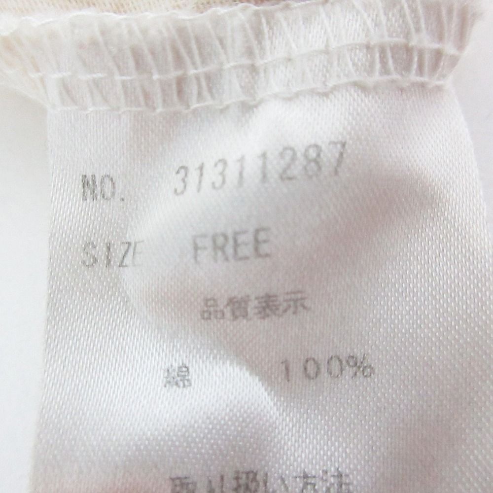 美品 goa ゴア ドリームキャッチャー フェザープリントTシャツ カットソー 31311287 FREE ベージュ レディース 古着 中古 USED 美品 goa ゴア ドリームキャッチャー フェザープリントTシャツ