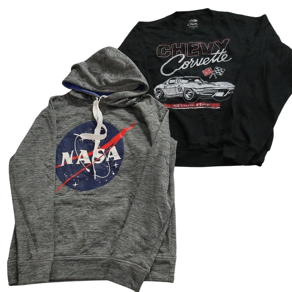 古着卸 まとめ売り 企業系 スウェット 8枚セット (メンズ S /M ) NASA