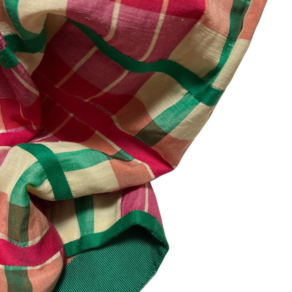 美品 DRAWER ドゥロワー ブロックチェックアシンメトリースカート 6524  