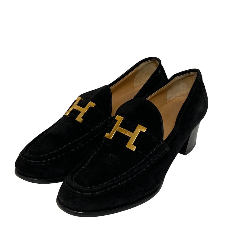 HERMES エルメス　コンスタンス　H金具　ローファー　モカシン　革靴　35 HERMES エルメス コンスタンス H金具 ローファー モカシン 革靴 35