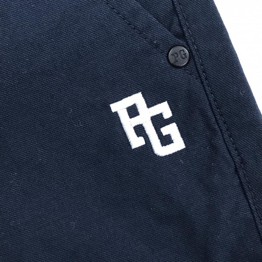 美品】パーリーゲイツ パンツ ネイビー×白 ニコちゃん スマイル