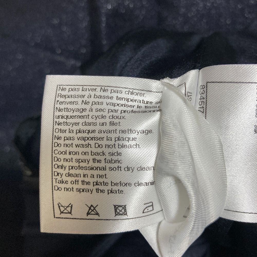 美品 CHANEL シャネル ラメ プリーツスカート P60339 サイズ34  