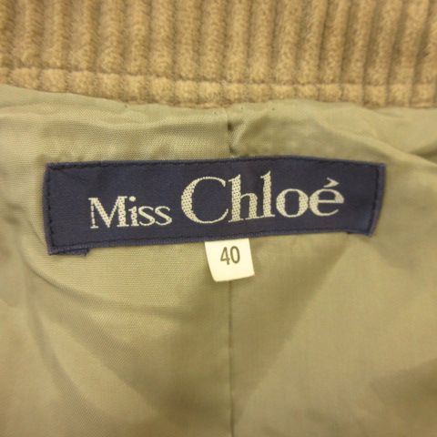 ミスクロエ miss chloe コーデュロイジャケット 長袖 ヴィンテージ  