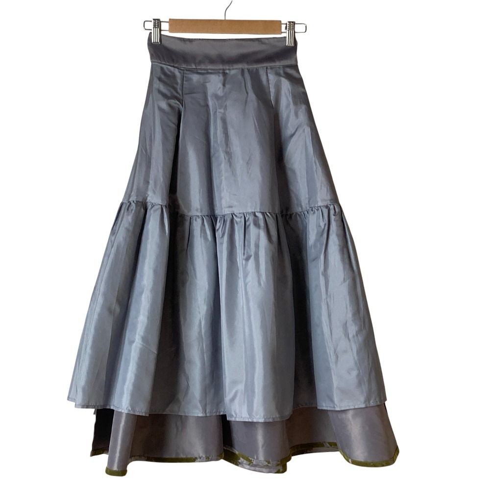 【ぽのの】【新品未使用】シャンブレーフロッキースカート　FRAY I.D FRAY I.D（フレイアイディー）の「シャンブレーフロッキースカート