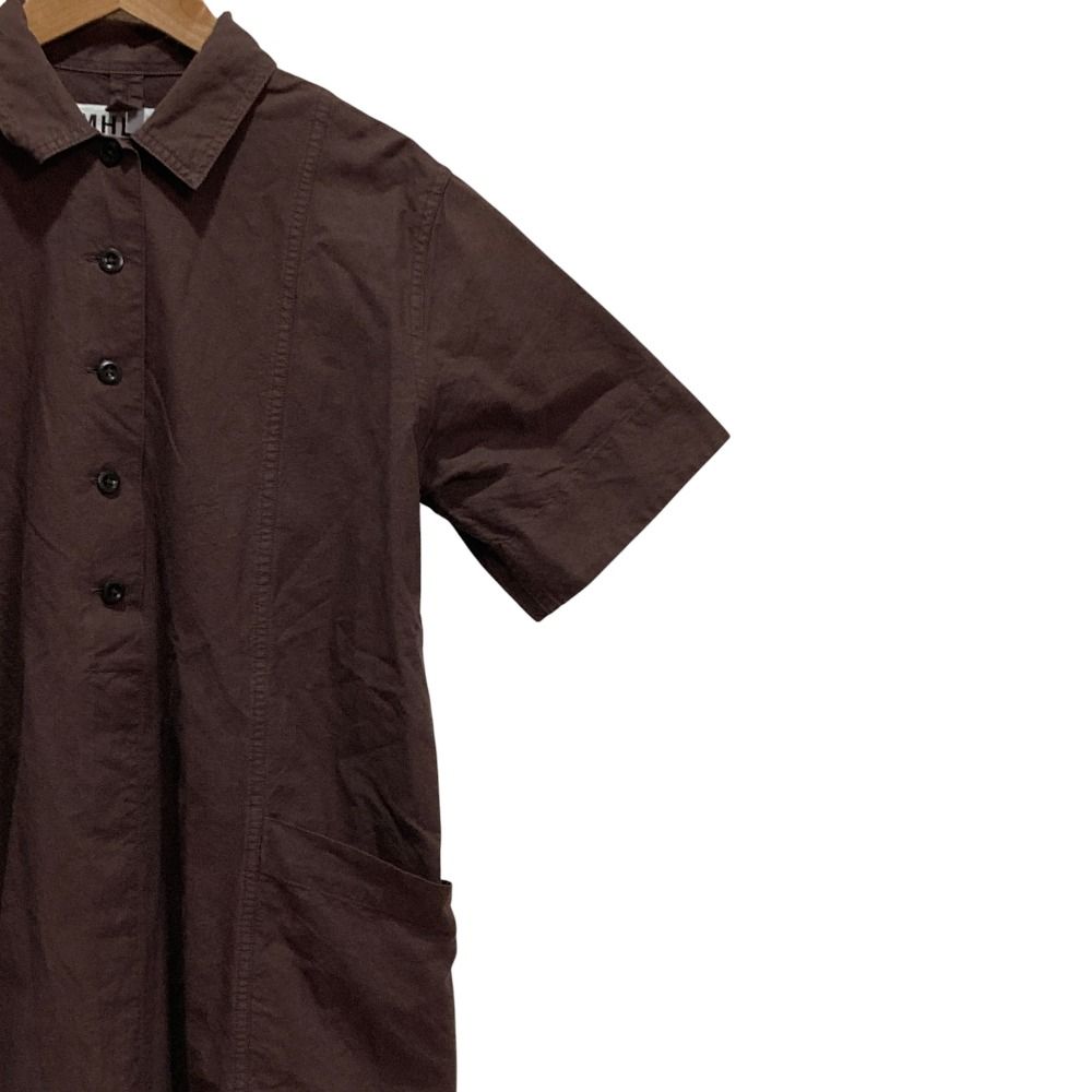 良品 MHL. MARGARET HOWELL エムエイチエル COTTON END ON END シャツ