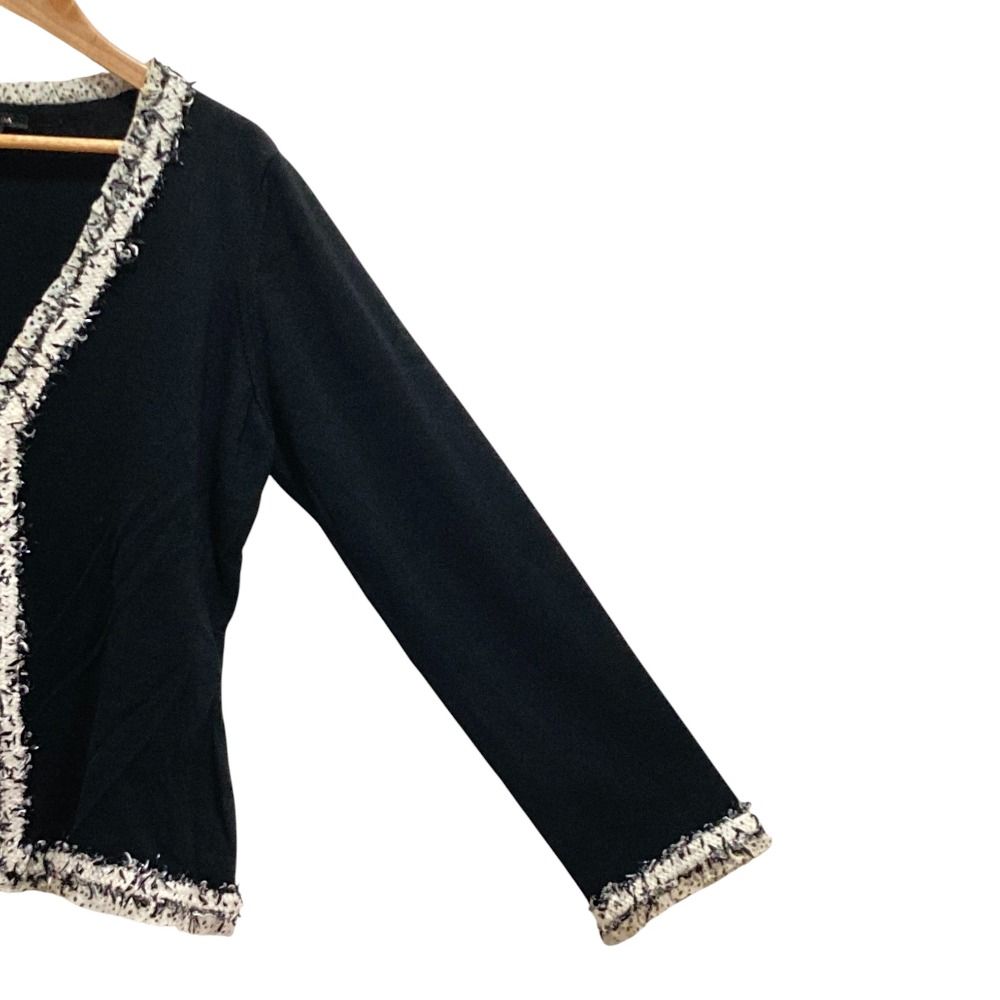 ESCADA エスカーダ 豪華スパンコール ウールカーディガン 40 ESCADA