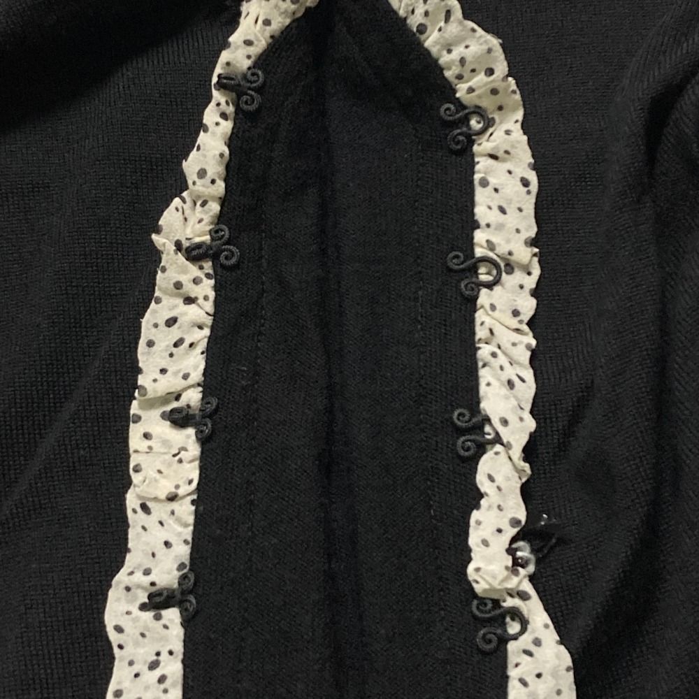 ESCADA エスカーダ 豪華スパンコール ウールカーディガン 40 ESCADA