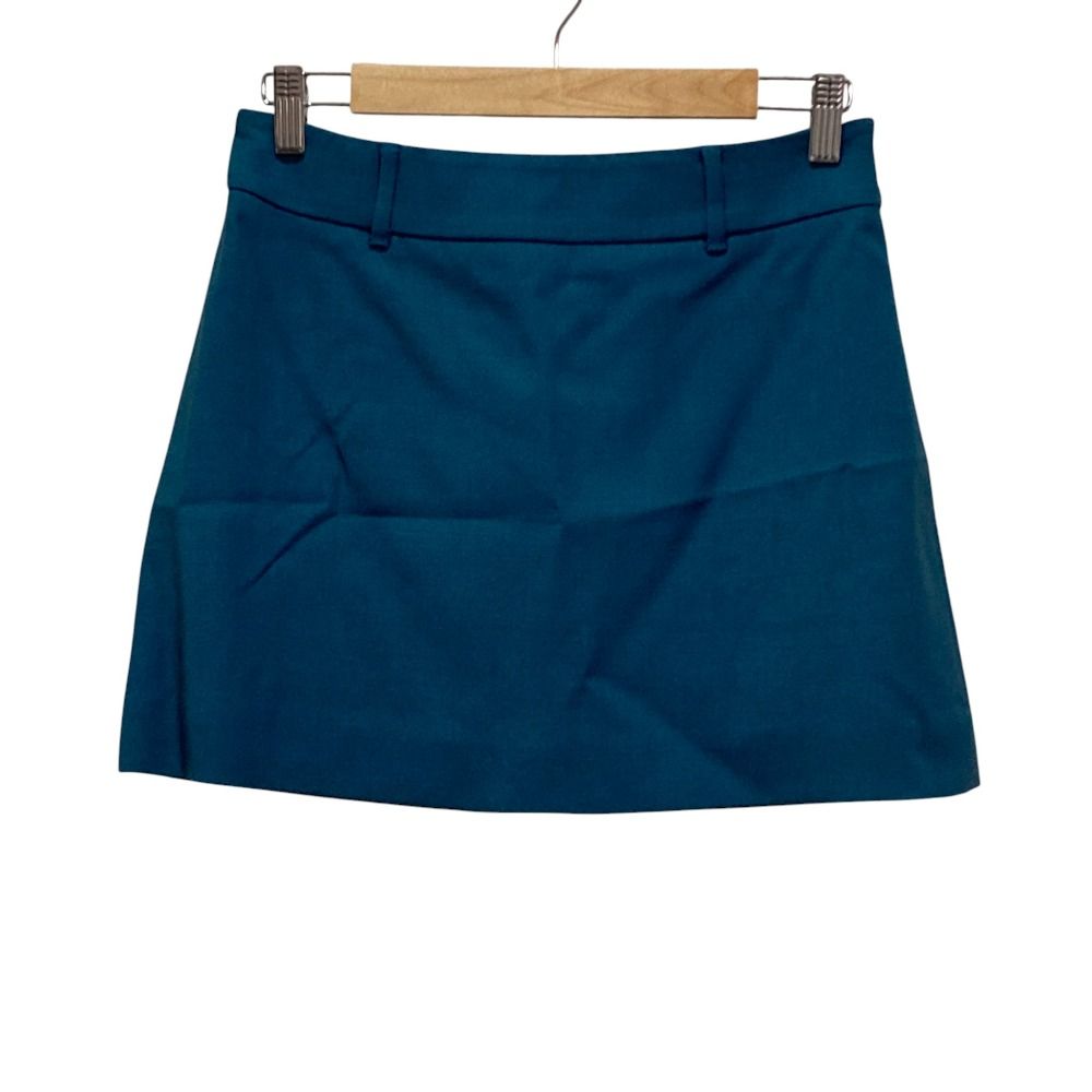 未使用 Miu Miu ミュウミュウ ミニスカート 38 ブルー レディース 古着  