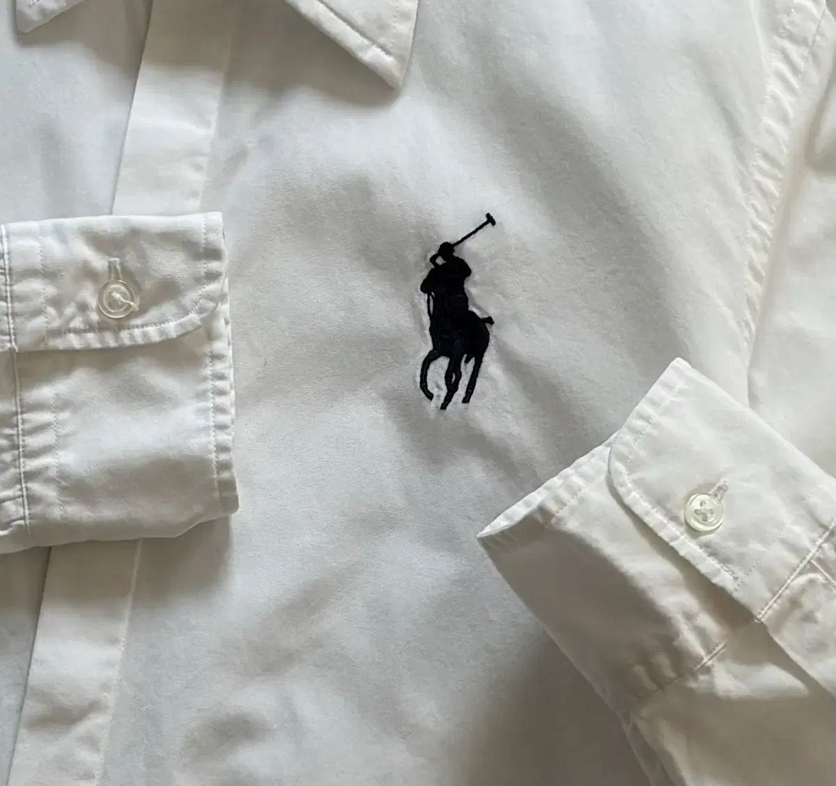 Polo ポロラルフローレン ビックポニー 白 シャツ - メルカリ