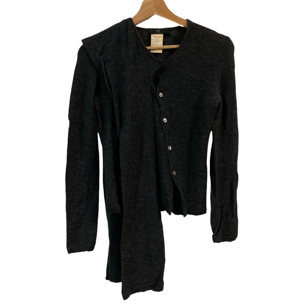 美品 Y's YOHJI YAMAMOTO ワイズ ヨウジヤマモト ストール付き ニット