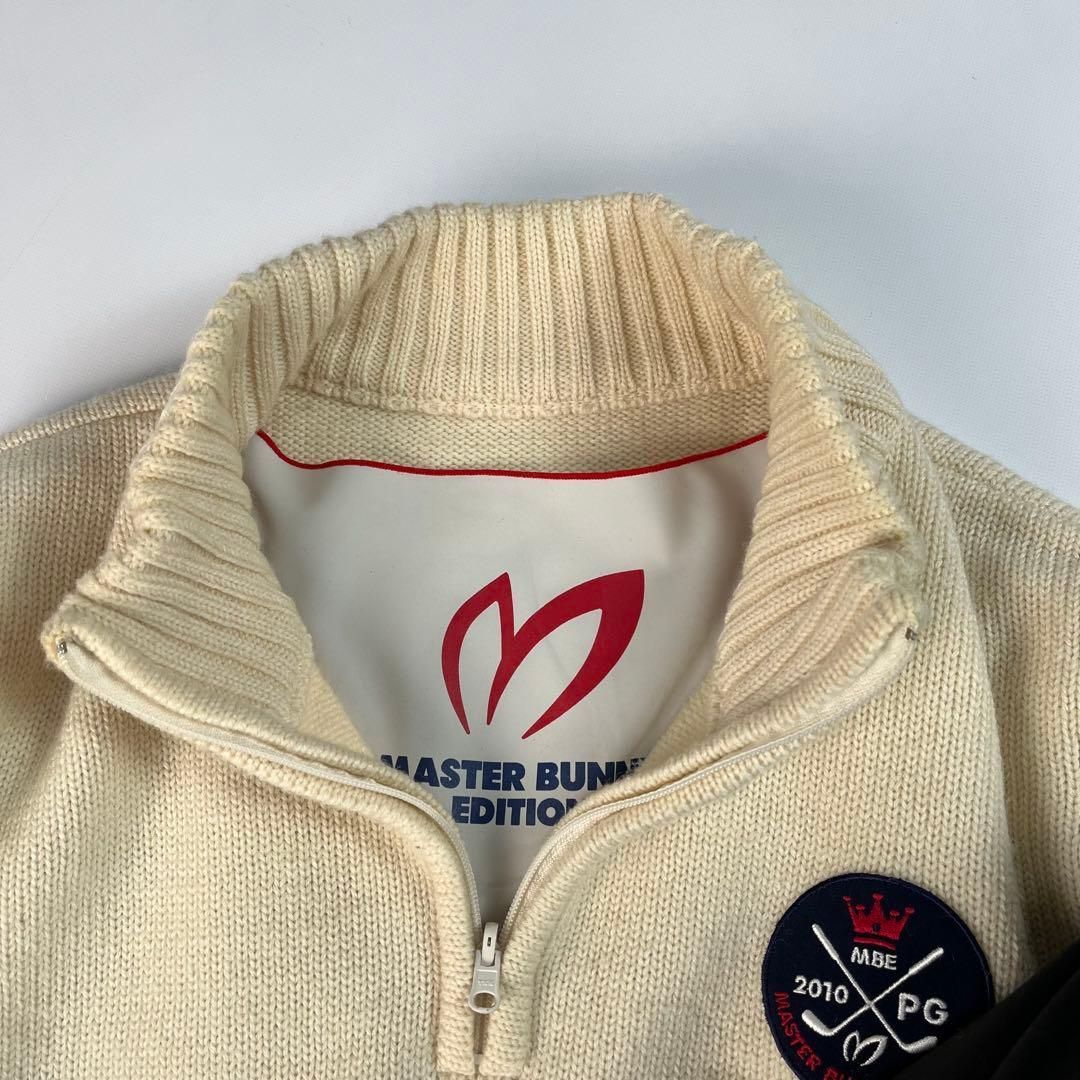 MASTER BUNNY EDITION 袖ニット切替し ボアフリース 中綿 MASTER BUNNY