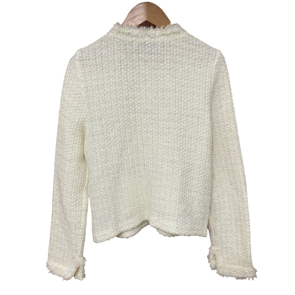 美品 LOULOU WILLOUGHBY ルルウィルビー ツイード パールボタン ノー