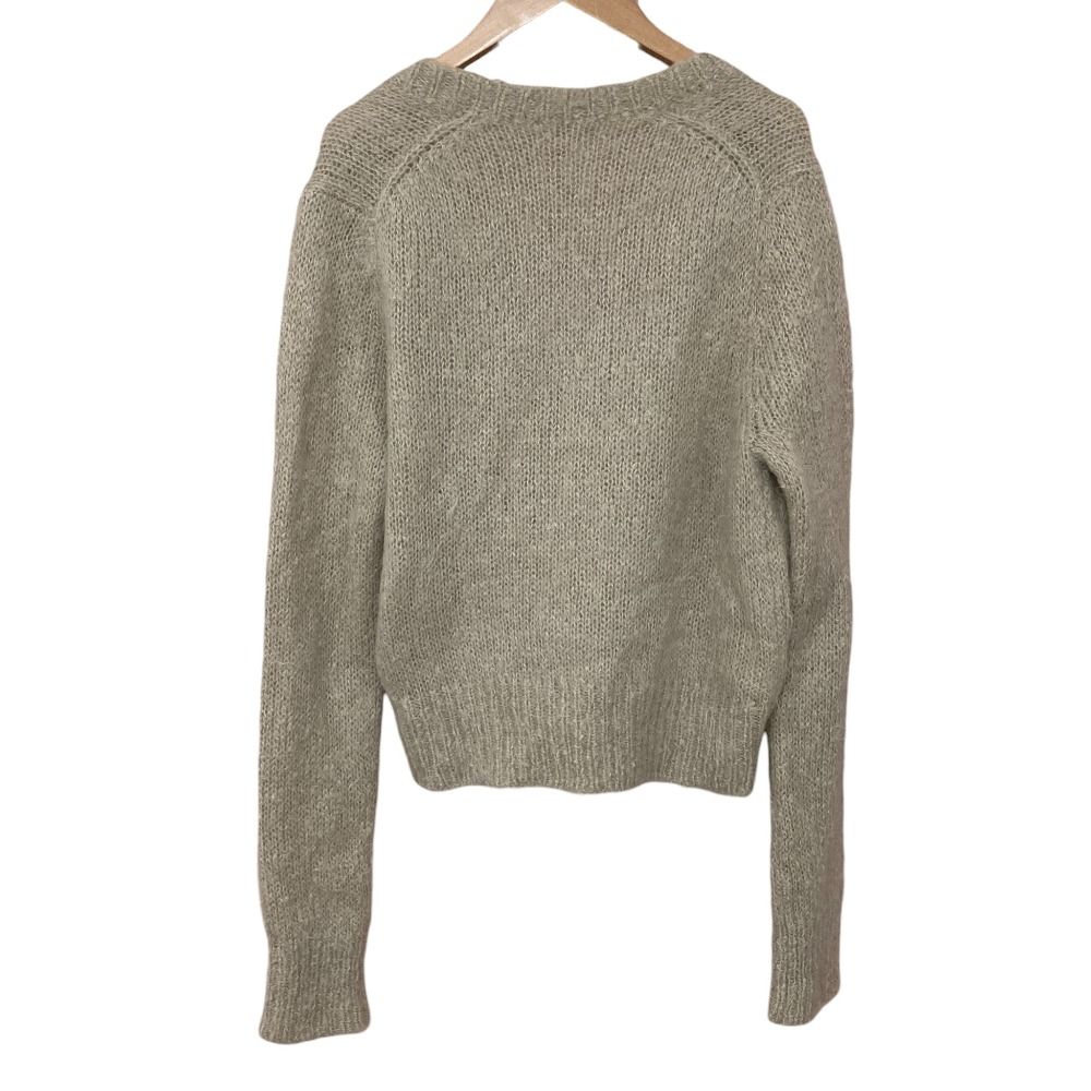 ドリスヴァンノッテン　レア　アルパカ　ビジュー付きニット　グレー ドリスヴァンノッテン レア アルパカ ビジュー付きニット グレー