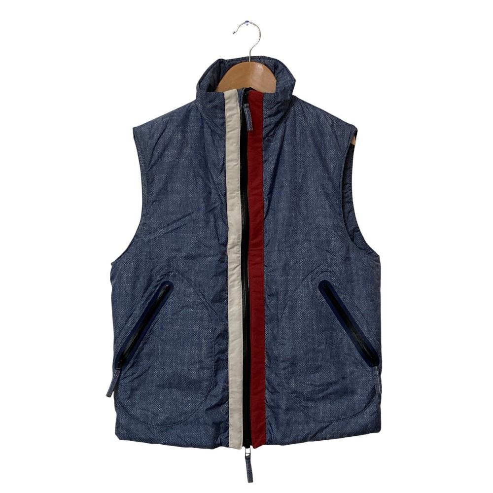 専用出品　45R フォーティーファイブアール　ベスト 美品 45R フォーティファイブアール デニム転写パデッドベスト 4011034