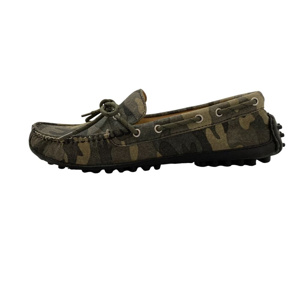 美品 Cole Haan コールハーン カモフラ キャンバス ドライビング