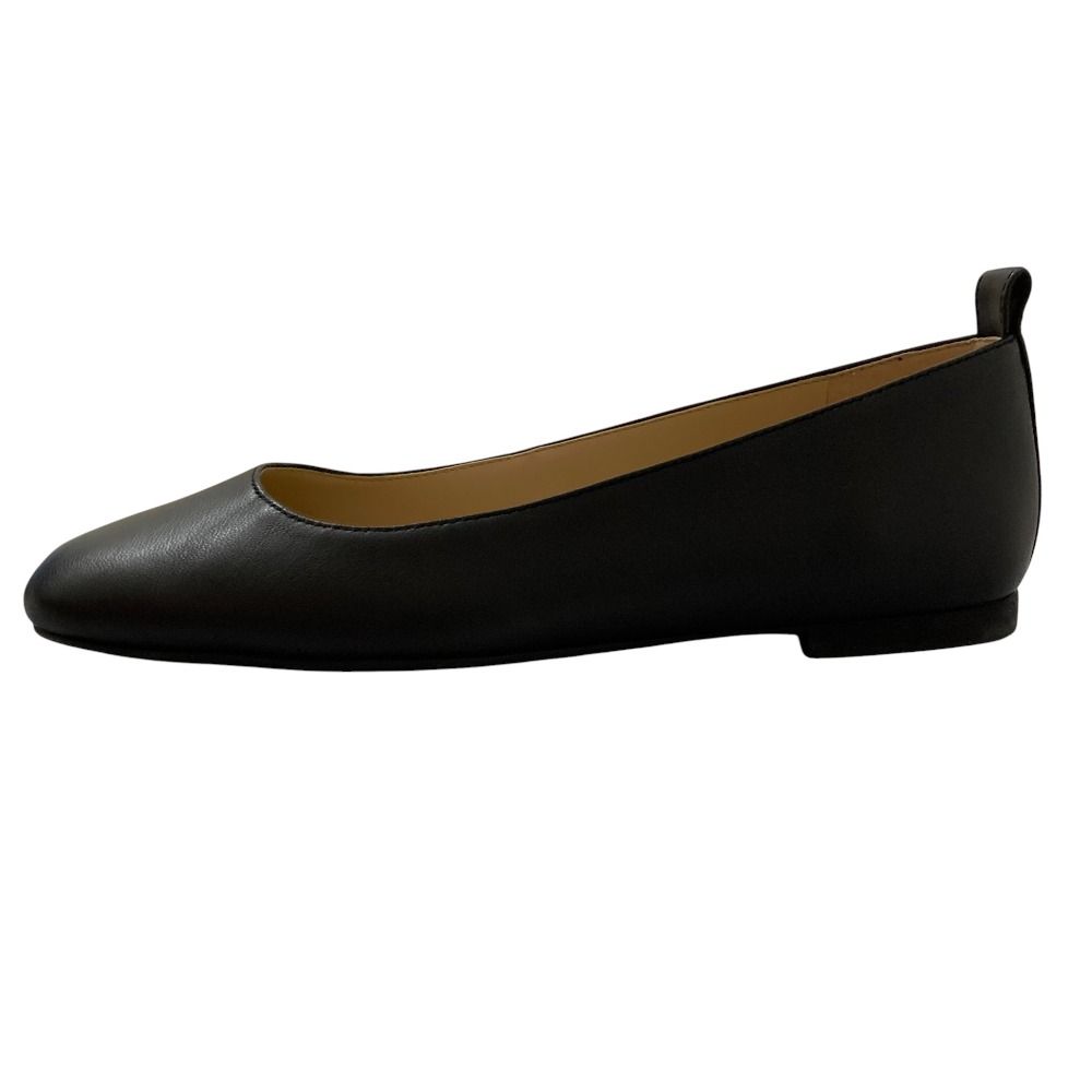 【新品未使用】コーチ バレエシューズ レザー エナメル フラット パンプス 黒 ORiental TRaffic（オリエンタルトラフィック） バレエシューズ