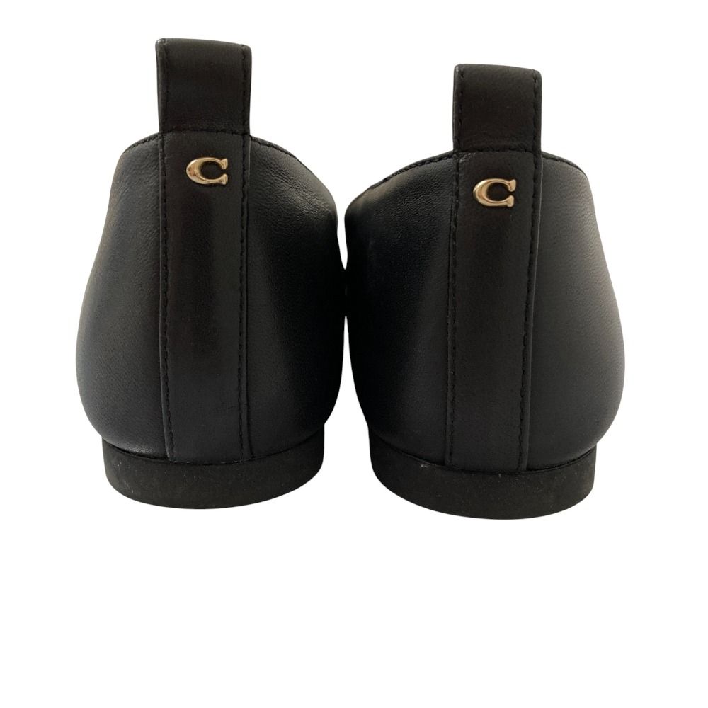 新品同様 COACH コーチ ウェンディ バレエ シューズ スクエアトゥ