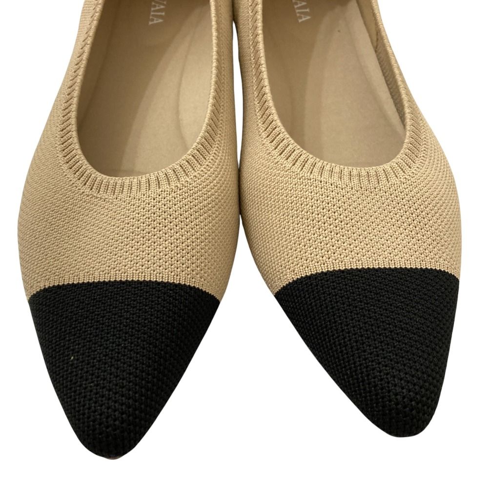 【美品】VIVAIA ポインテッドトゥVカラットフラットシューズ ベージュ　38 全ての商品 – VIVAIA JAPAN