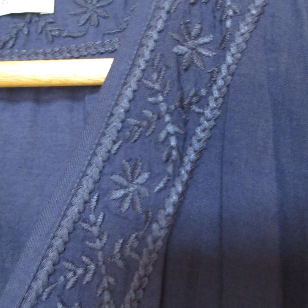 美品 MARIHA マリハ 草原の光のカフタンワンピース ネイビー  