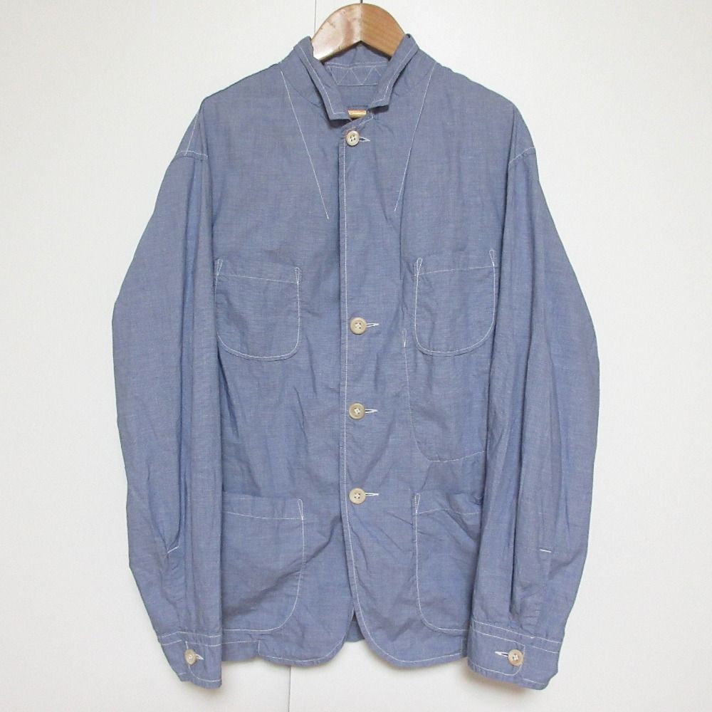 美品 45R RPM スーピマオーガニックバチストのシャツジャケット 美品 45R RPM スーピマオーガニックバチストのシャツジャケット 美品