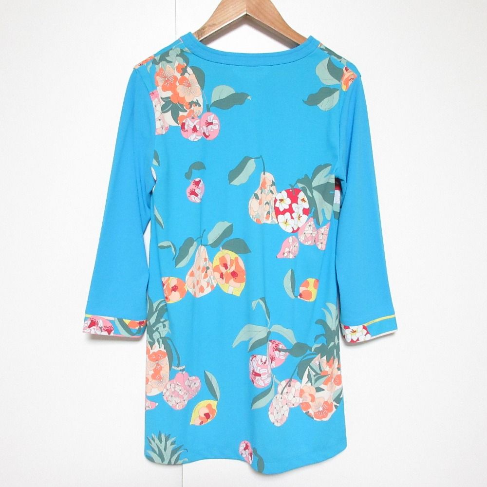 美品 LEONARD SPORT レオナールスポーツ フラワープリント プリーツ