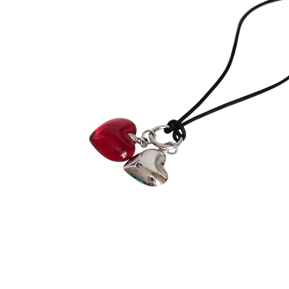 BACCARAT 美しいレッドハ－トクリスタル 箱付き新品未使用品 美品