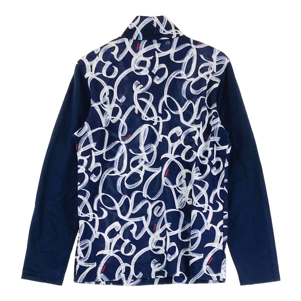 サイズ：40 ADABAT アダバット ; ハーフジップ 長袖Tシャツ 総柄