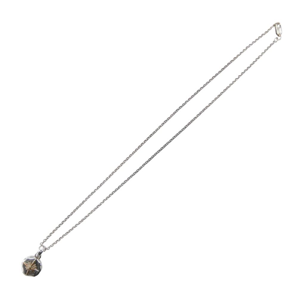 SAAD サード 太陽神 サンシンボル タタキ ネックレス シルバー系【中古