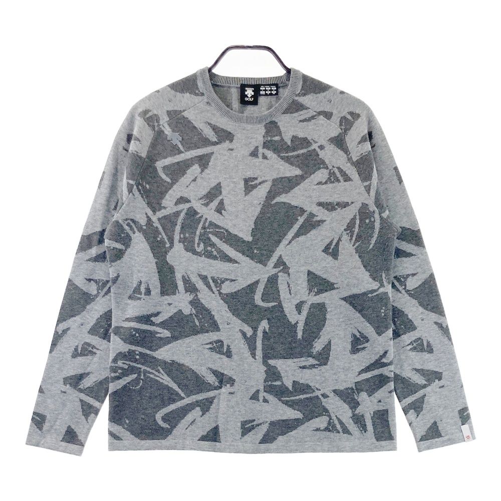 サイズ：L DESCENTE GOLF デサントゴルフ ×万美コレクション ウール混