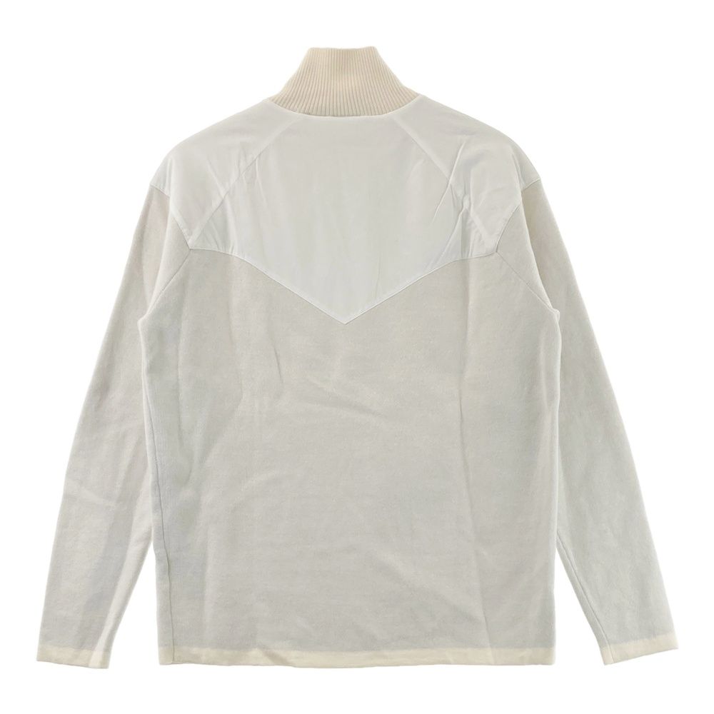 サイズ：L DESCENTE GOLF デサントゴルフ ハーフジップ 切替 ニット