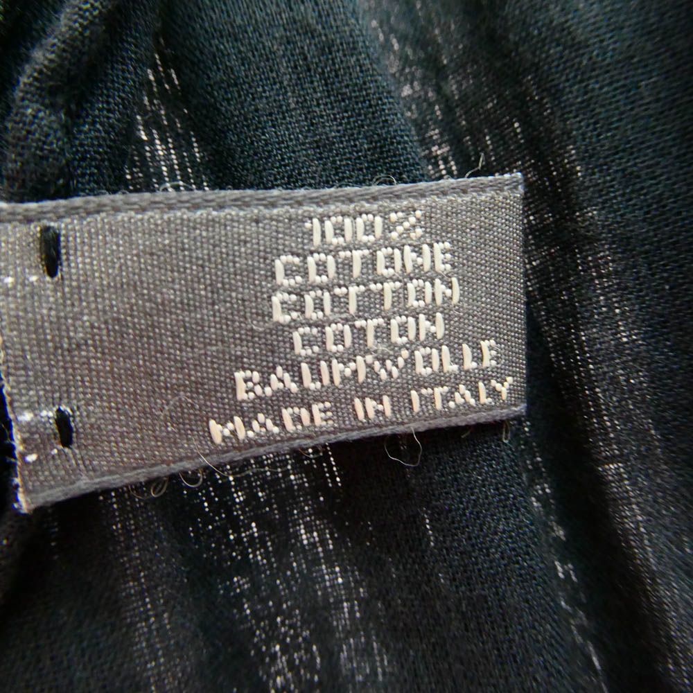 ディオールオム05ss フリンジストール DIOR HOMME ディオールオム 05SS エディ期 コットン フリンジ ストール