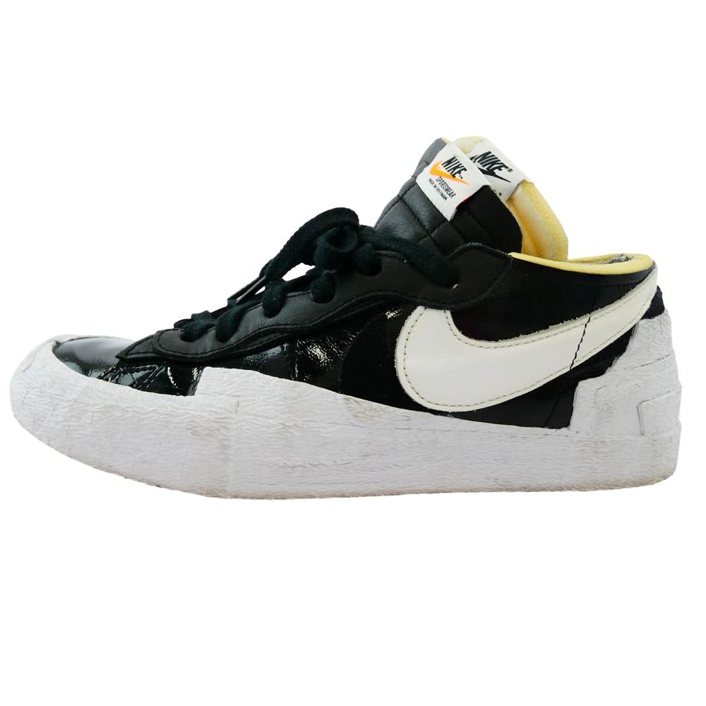 NIKE ナイキ DM6443-001 × sacai サカイ Blazer Low Black Patent 