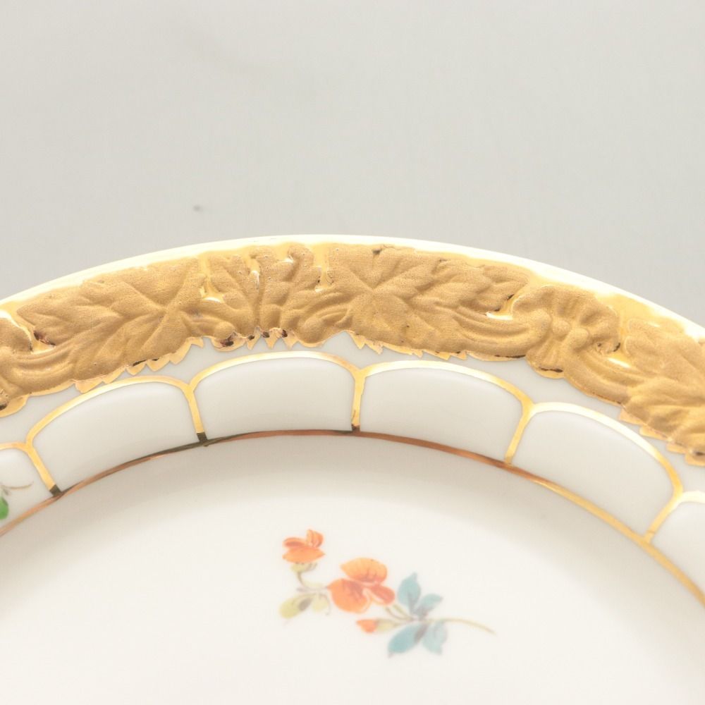 □ Meissen マイセン プレート 小皿 2枚セット 洋食器 デザート