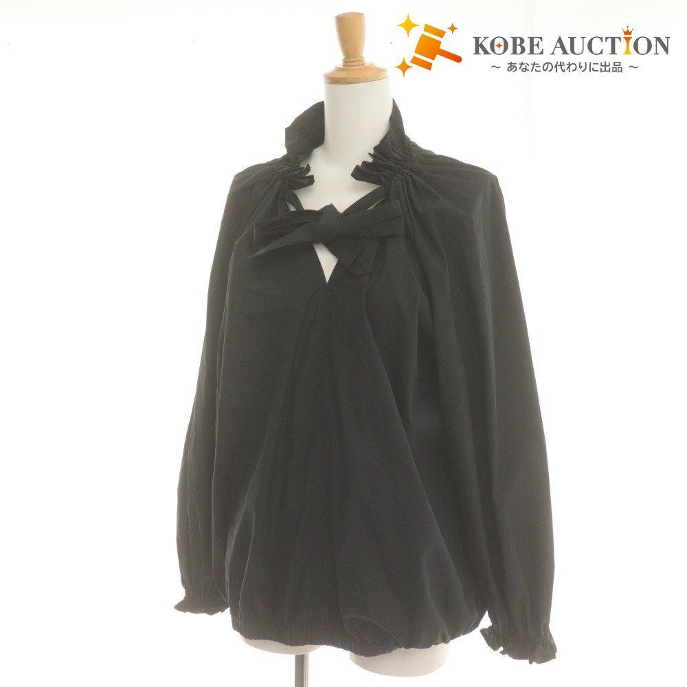 □ L'essage JOURNAL STANDARD ボウタイブラウス 長袖 トップス 襟
