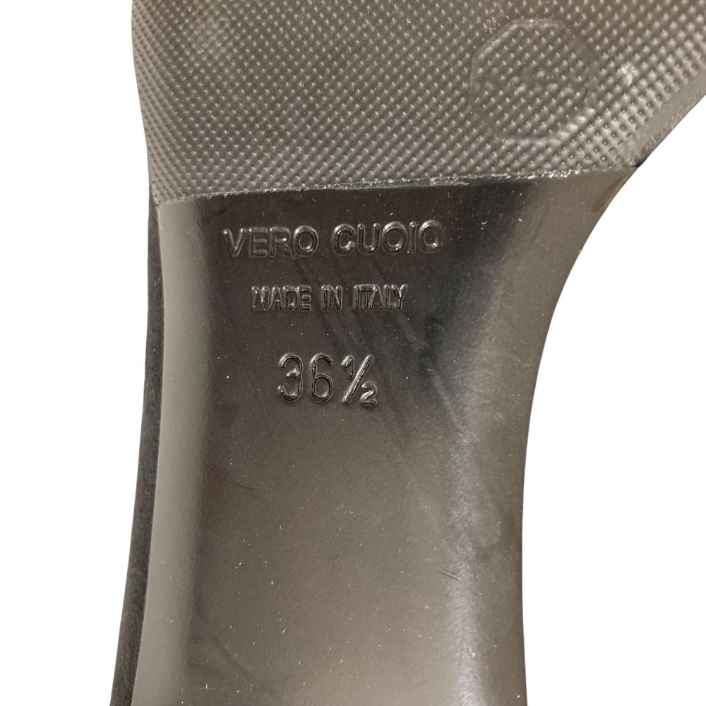 美品 BALDAN バルダン スエード ポインテッドトゥ パンプス フラット