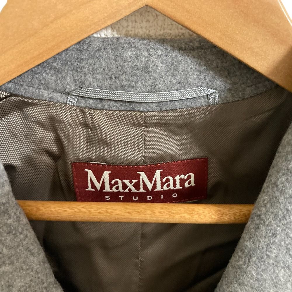 美品 Max Mara STUDIO マックスマーラステュディオ ウール シングル  
