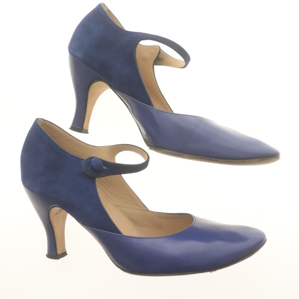 □ repetto レペット パンプス ハイヒール 革靴 アンクルストラップ